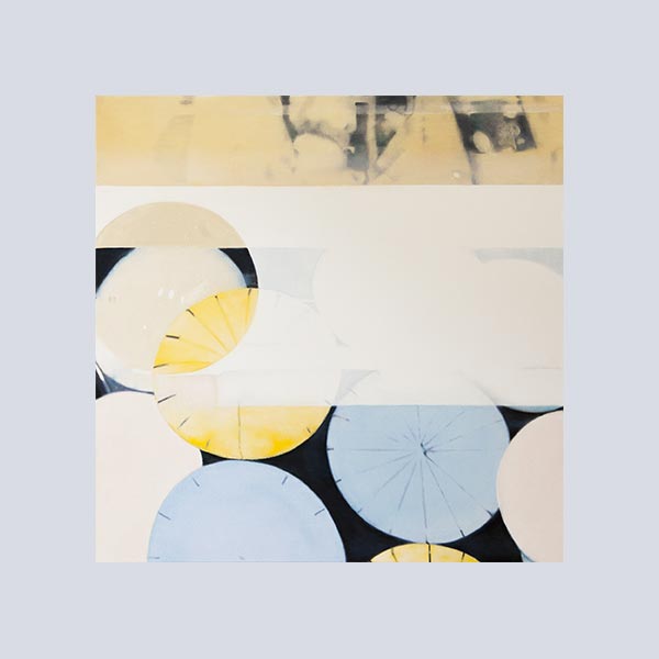 Double Image 5 2013, 80x80cm, Öl Lw.