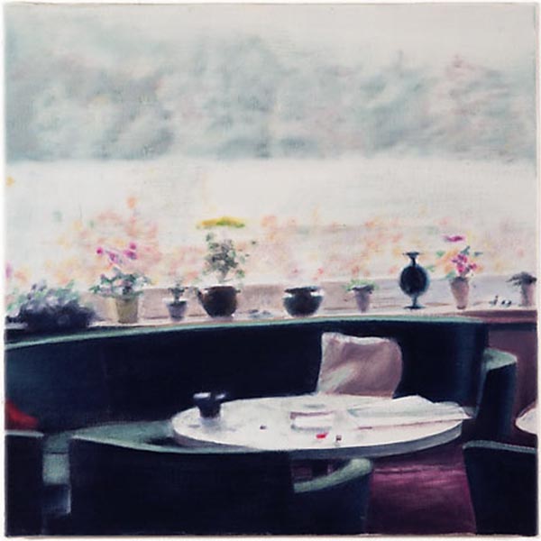 Wohnzimmer 2004,Öl Lw,40x40cm