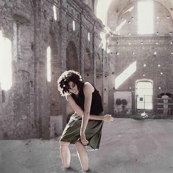maria crossing 2011, Collage Farbstift, 28,2x21cm