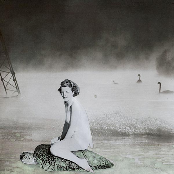 speed passing 2010,Collage, 21x21cm